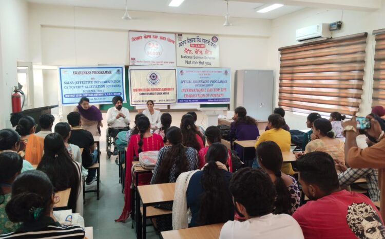  Lecture on international day for the Eradication of poverty