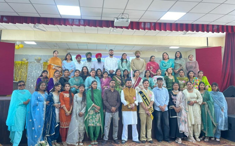 ਸਰਦਾਰ ਦਿਲਬਾਗ ਸਿੰਘ ਸਰਕਾਰੀ ਕਾਲਜ ਜਾਡਲਾ ਵਿਖੇ ਫਰੈਸ਼ਰ ਅਤੇ ਫੇਅਰਵੈੱਲ ਪਾਰਟੀ ਦਾ ਸ਼ਾਨਦਾਰ ਆਯੋਜਨ